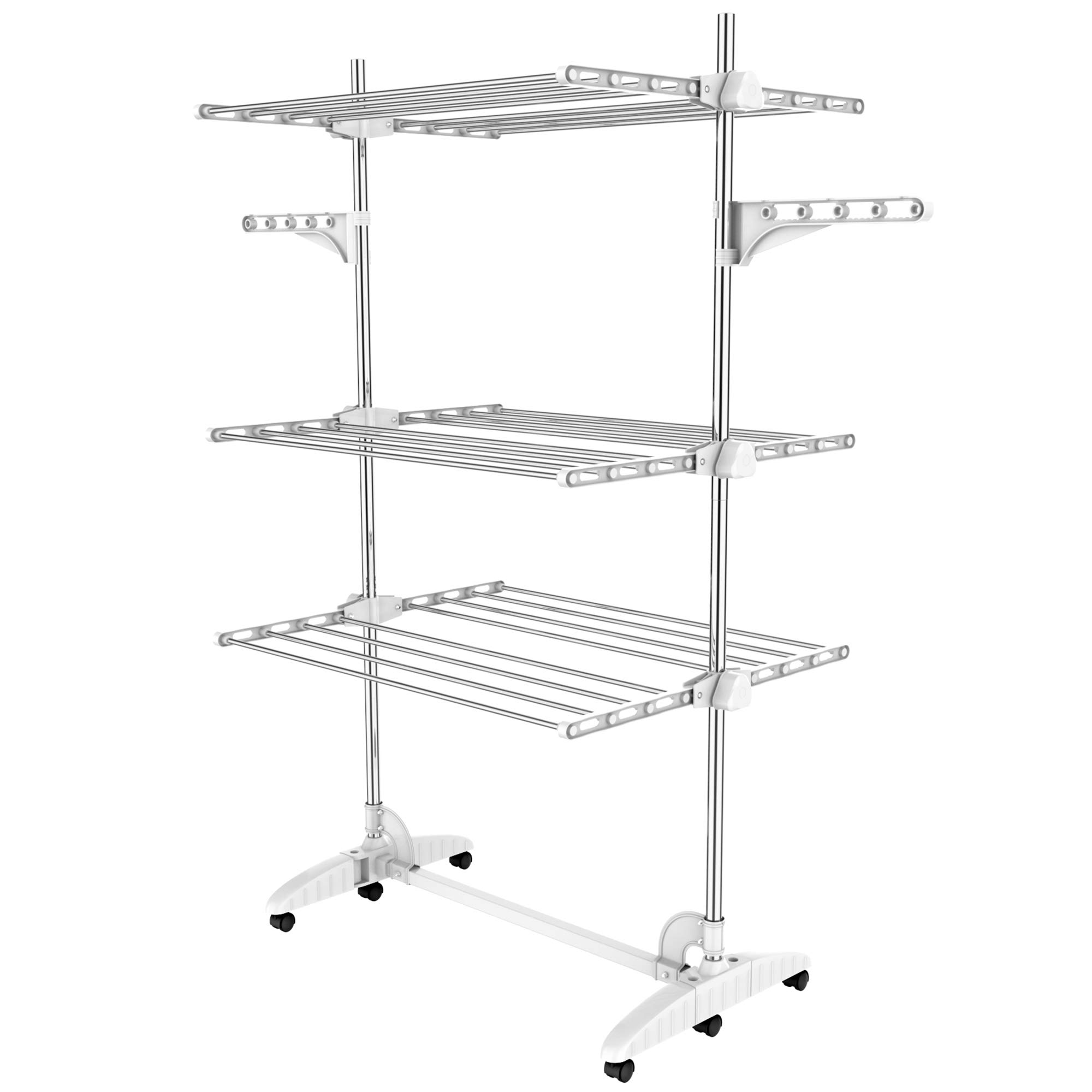 Buy SOTECH Clothes Drying Rack,3 Tier Clothes Airer with Adjustable