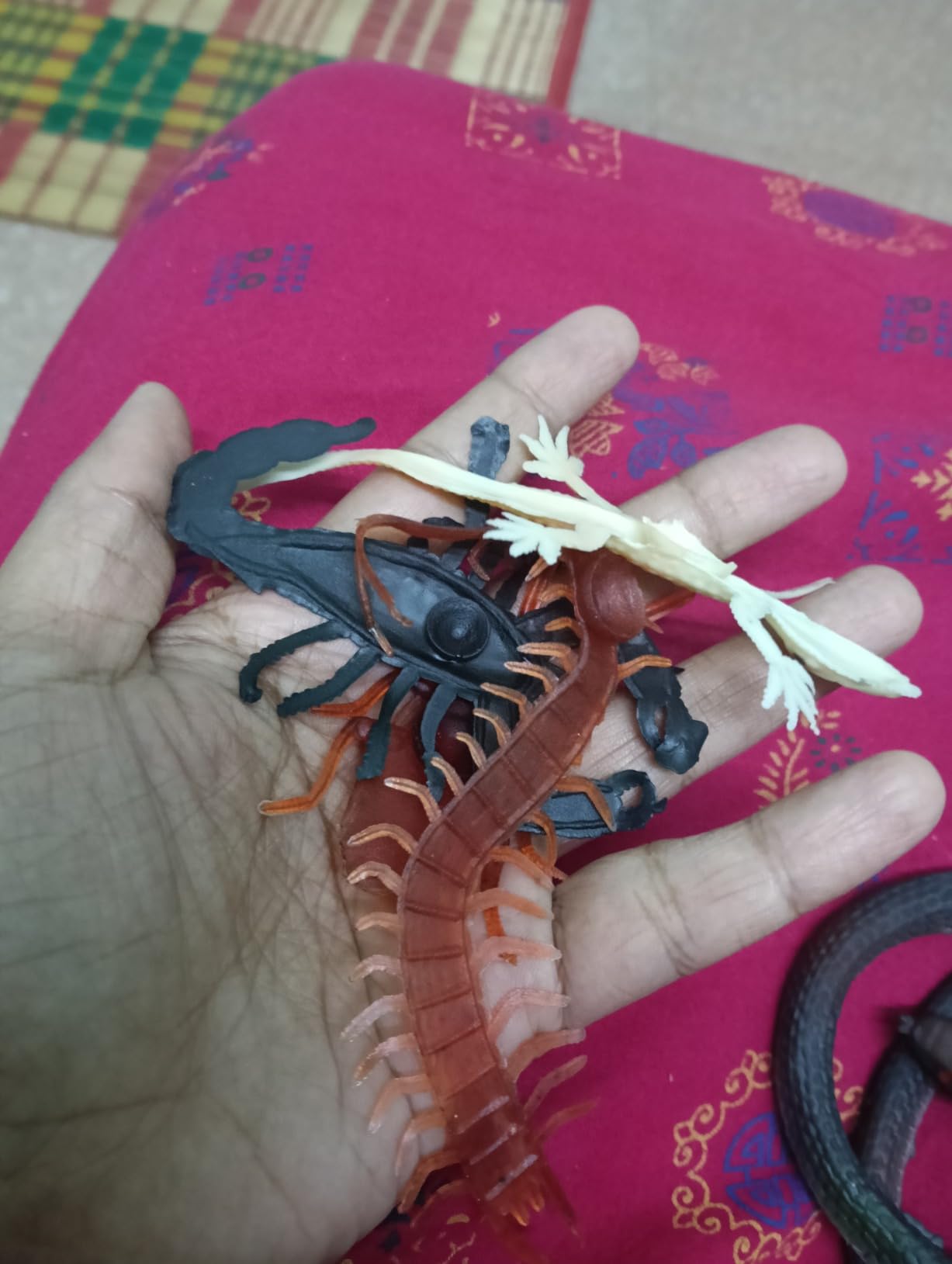 Bicchu Insect Buy TOYSFAST 5 in 1 Insect (Prank Black Snake + 1 Chipkali Lizard + 1 ...