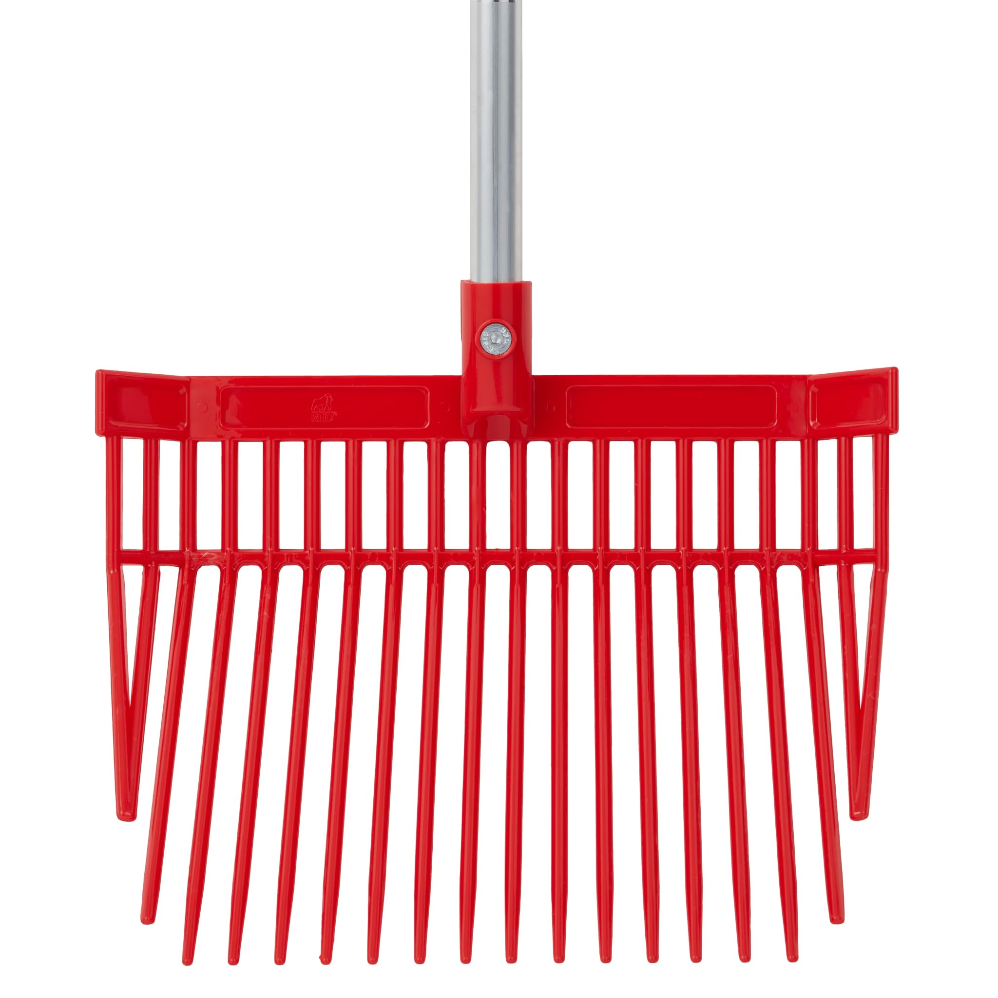 Red Gorilla Replacement Bedding Fork Head Only in Red for PC Bedding Fork Spare Part Durable Polycarbonate 20 Strong Tines for Stable Horses Manure and Bedding Lightweight