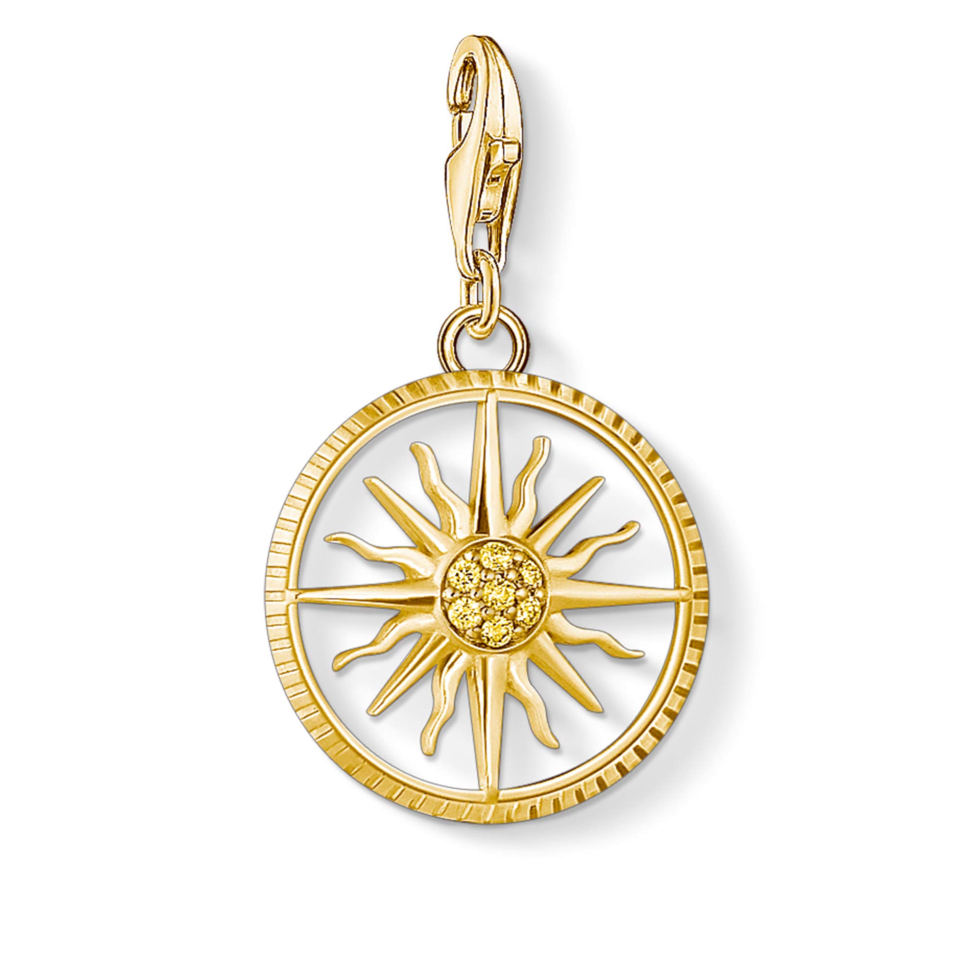 Thomas Sabo Women's   Gold Sun Charm Pendant 1765-414-4 , BrandAlley