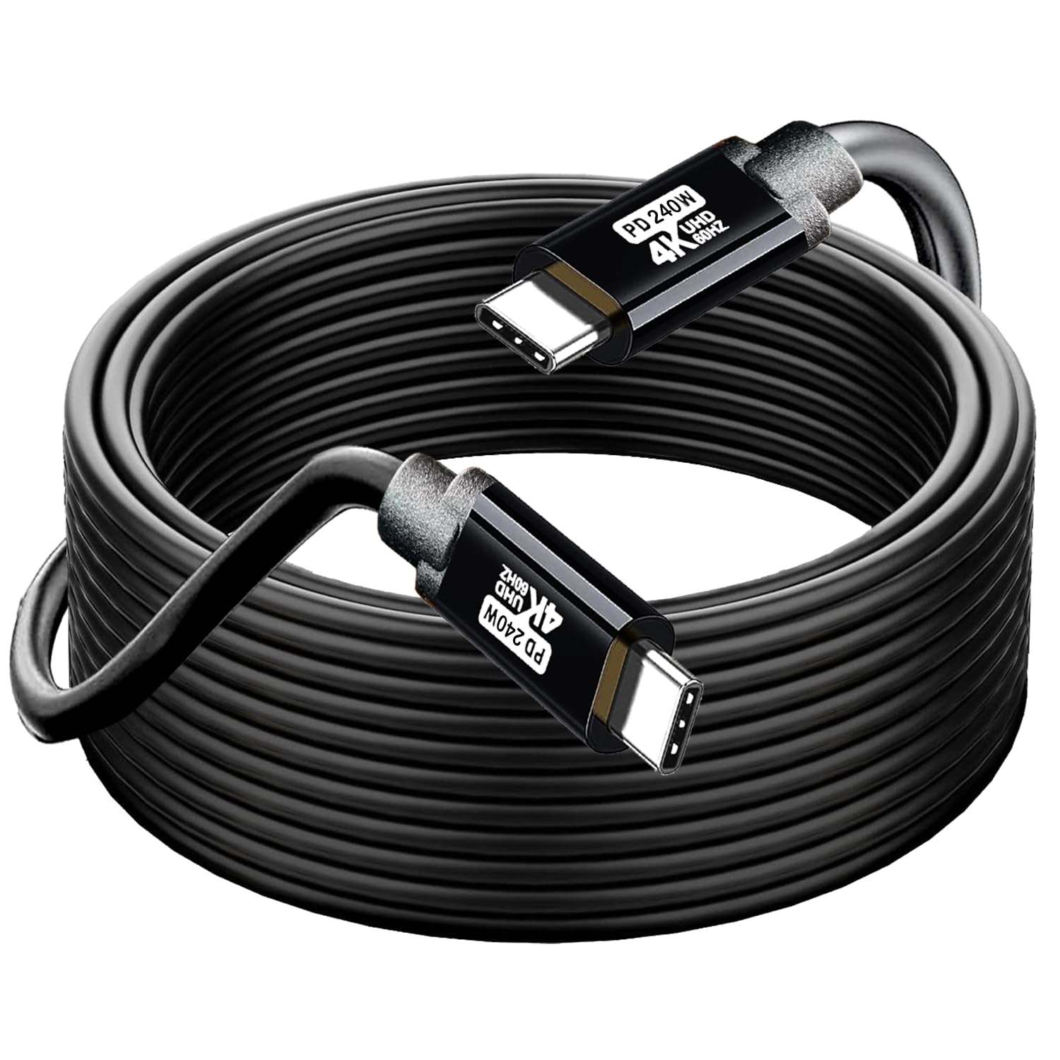 Amazon.com: USB C to C Cable 15FT,240W 4K60HZ USB Type C GEN2x2
