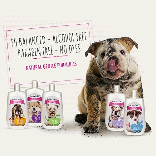 Miniatura 2 de Nourish Shed Control - Champú para perros, verbena de coco natural, 16 onzas, compra 1, donamos 1 a un refugio, fabricado en EE. UU., PH equilibrado