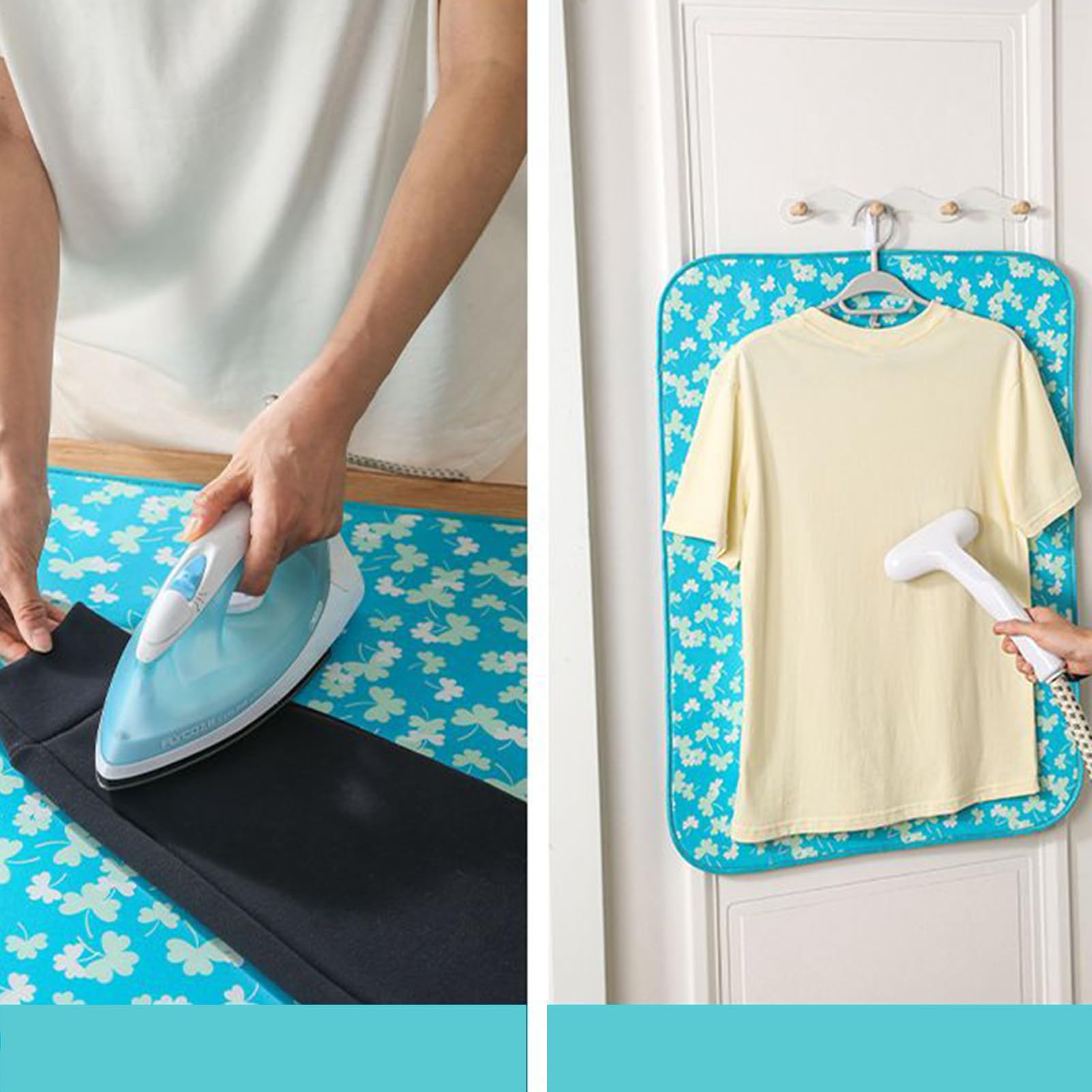 Tappetino Da Stiro Per Tavolo Ripieghevole Portatile Resistente Al Calore | Coperta Stiratrice Pieghevole Per Casa, Viaggi, Appartamen
