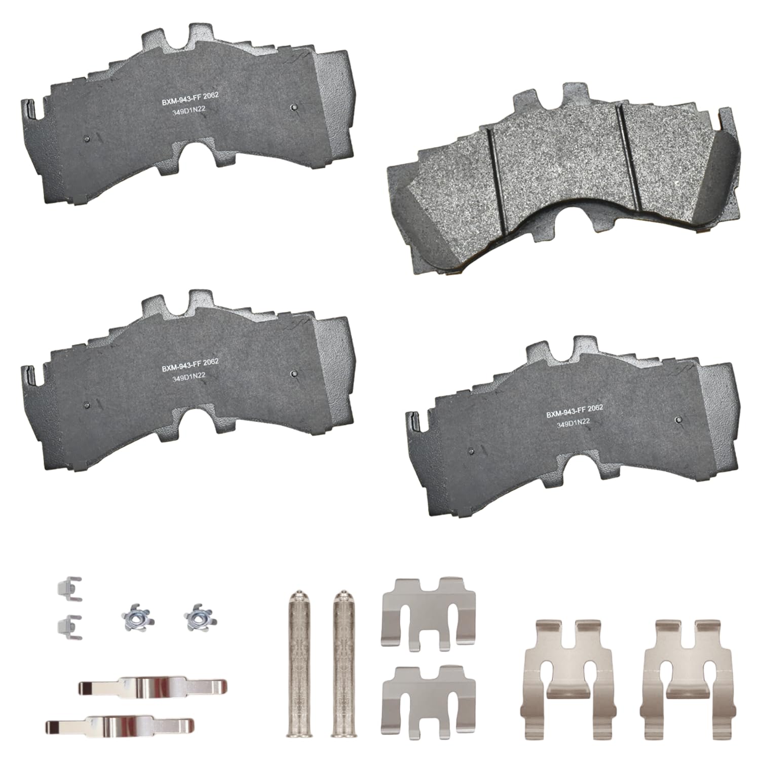 Bendix Premium SBM2062 Semi-Metallic Front Brake Pads for Lexus LC500 2019-2018, LC500 2023-2021, LC500h 2019-2018, LC500h 2023-2021, LS500 2019-2018, LS500 2023-2022, LS500h 2019