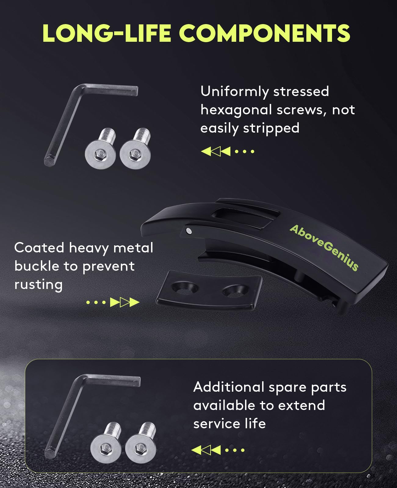 AboveGenius Lifting Lever Belt for Weightlifting, Powerlifitng, Strength Training, 10MM Thick Leather Gym Belts for Men & Women, Lower Back Support for Workout (MEDIUM: 29''-40'', BLACK)