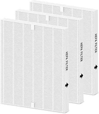 3 Pack AP-1512HH True HEPA Replacement filter Compatible with Coway Airmega AP-1512HH Air Purifier and Airmega 200M Air Purifier, AP-1512HH, AP-1512HH-FP, AP-1518R, AP-1519P, Item NO #3304899
