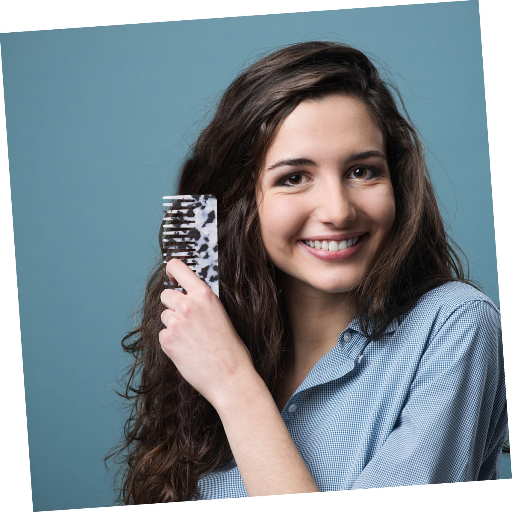 minkissy 4pezzi Pettine Per Capelli Denti Larghi in Pettine Anti-irritante e Lisciante Per Uso Quotidiano e Viaggi Da Barbiere Robusto