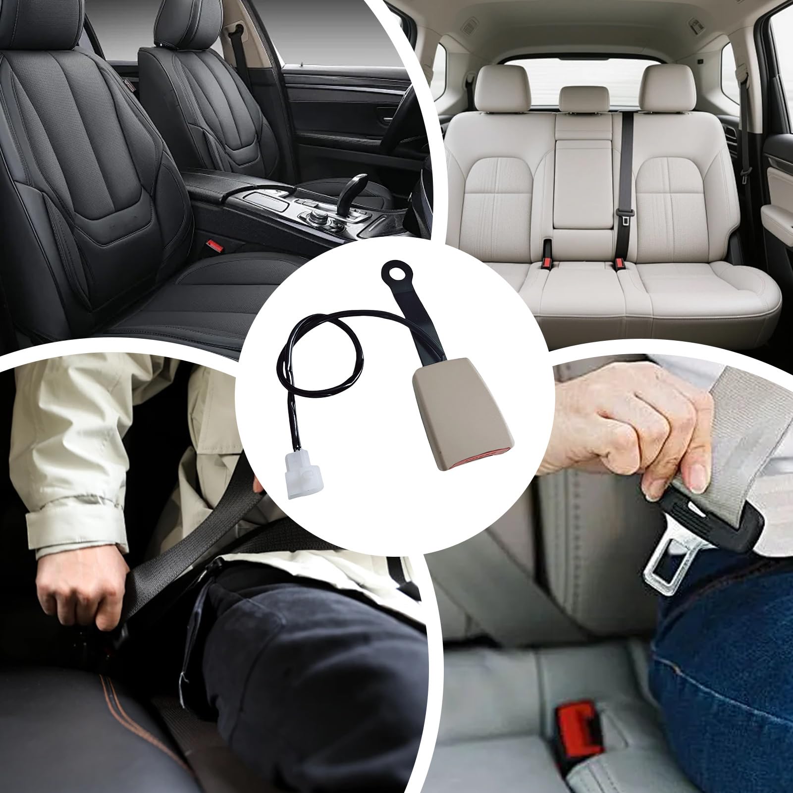 Tenditore per auto sgancio rapido cintura di sicurezza allarme sensore veicoli camion