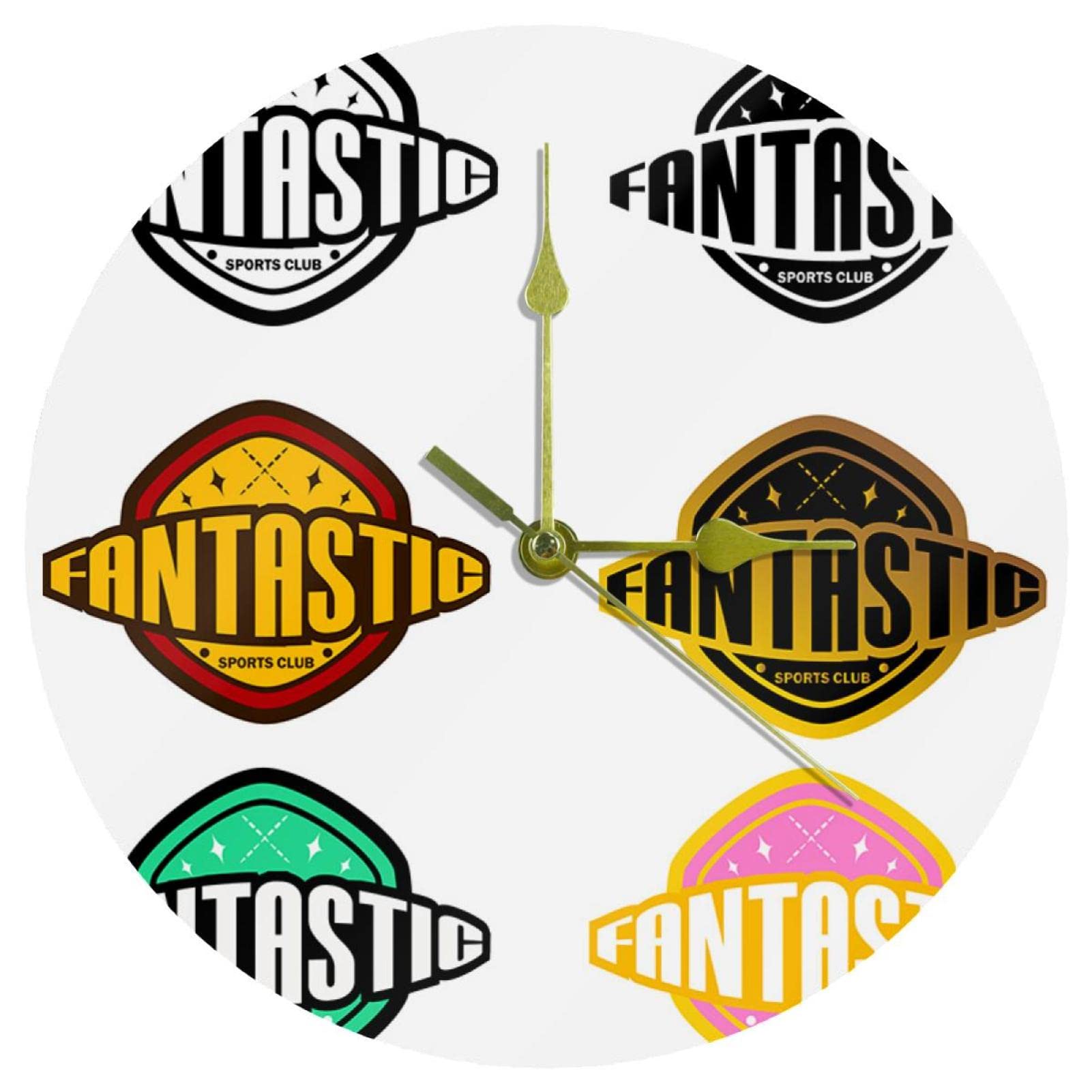 Horloge murale silencieuse sans tic-tac a quartz pour chambre et bureau calme