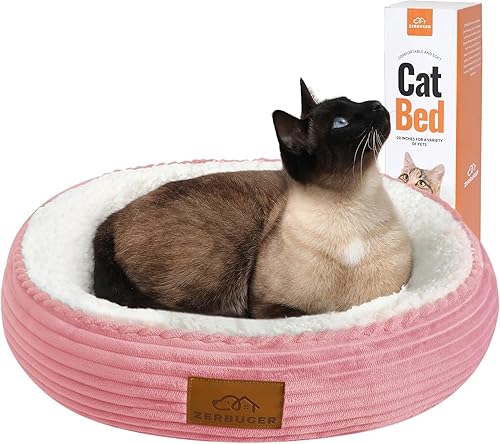 Camas para gatos de interior, camas para perros pequeños para perros pequeños, cama para mascotas, para cachorros y gatitos, extrasuave y lavable a