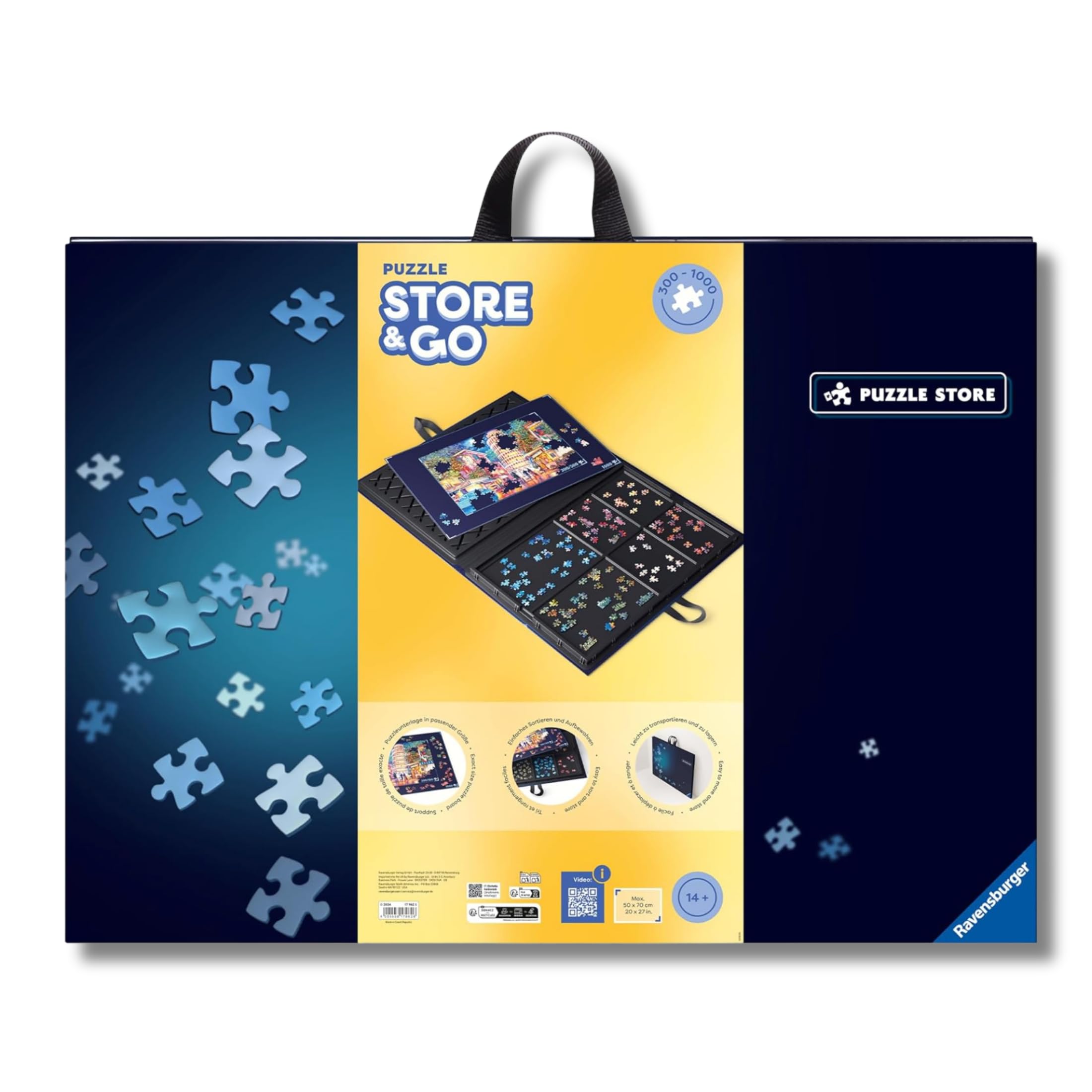 Ravensburger - Carpeta Puzzle Transportable | Tapete Puzzle | Guarda Puzzles | Tapete para Puzzles | Idea Regalo