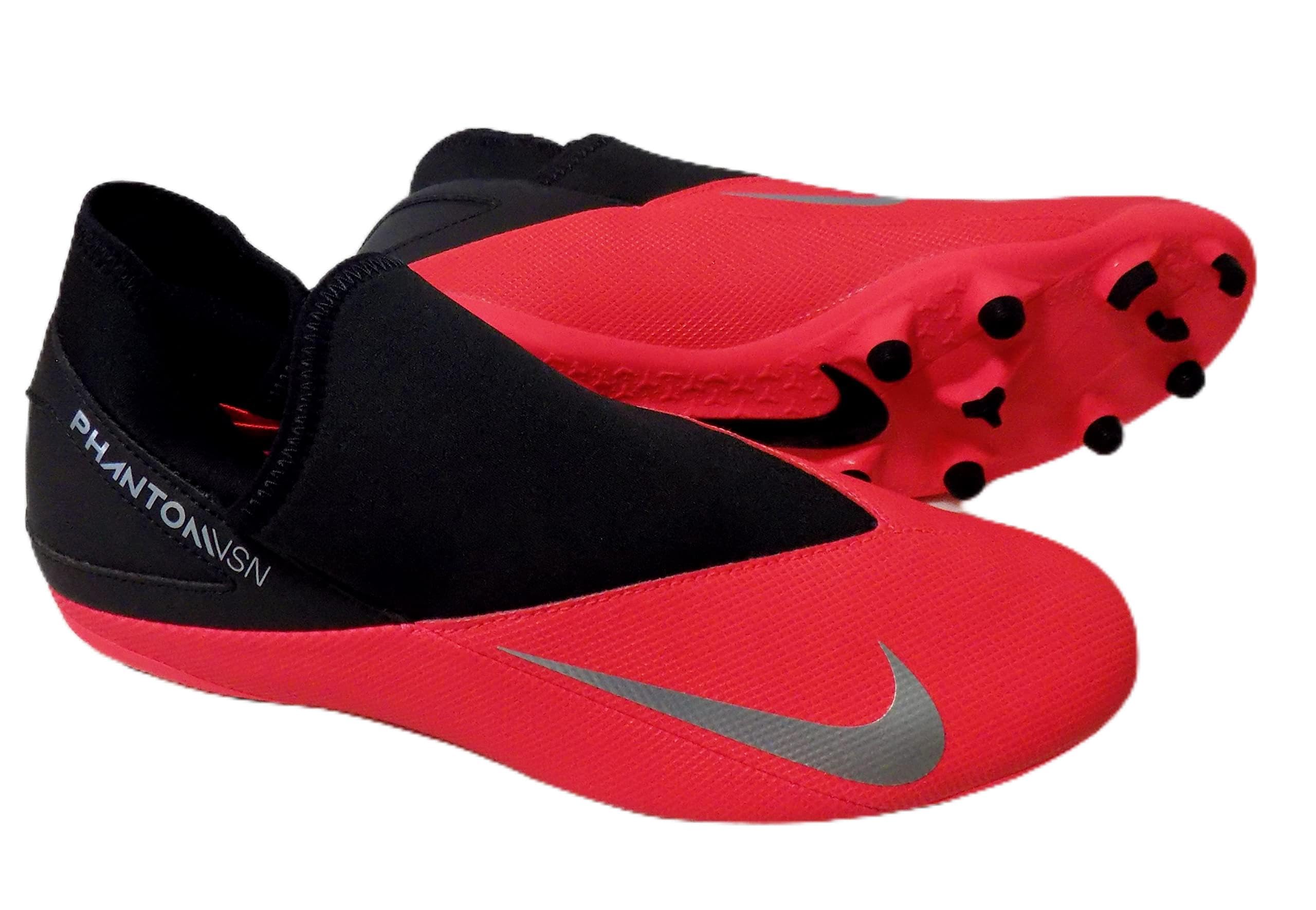 Nike Phantom VSN 2 Elite DF FG Mens Football Boots CD4161 Soccer Cleats (UK 11 US 12 EU 46, Laser Crimson Metallic Crimson 606)