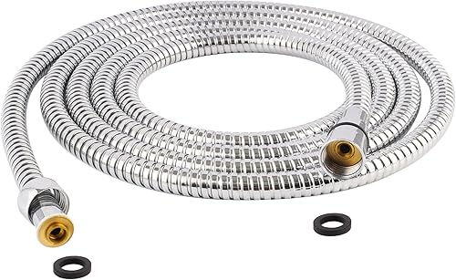 Miniatura 1 de Hibbent Manguera de ducha extra larga de metal de 119 pulgadas (9.8 pies), manguera de ducha de mano para baño, pieza de repuesto de extensión de