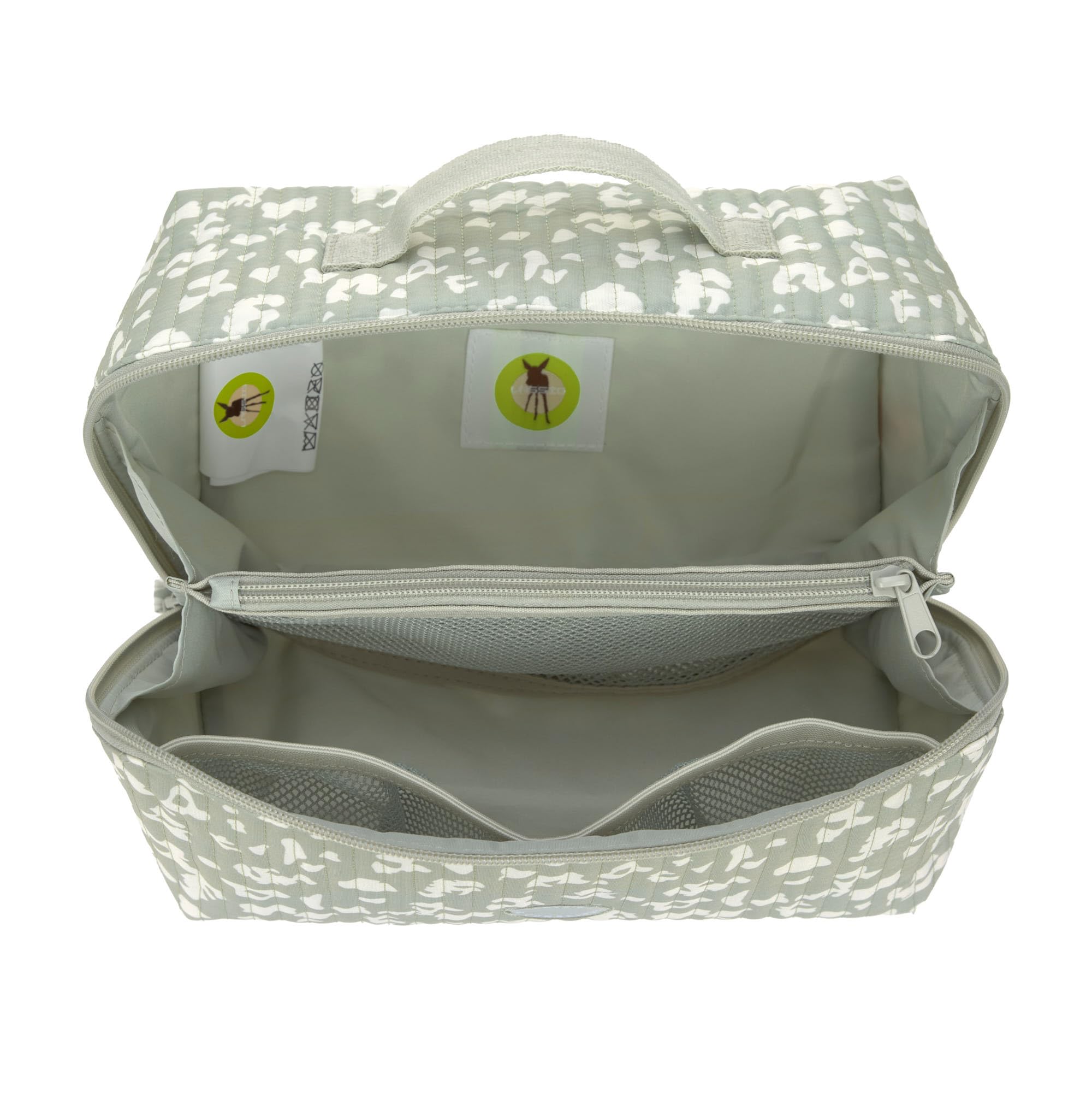 LÄSSIG Organiseur de table à langer Flex Organizer Leo light khaki