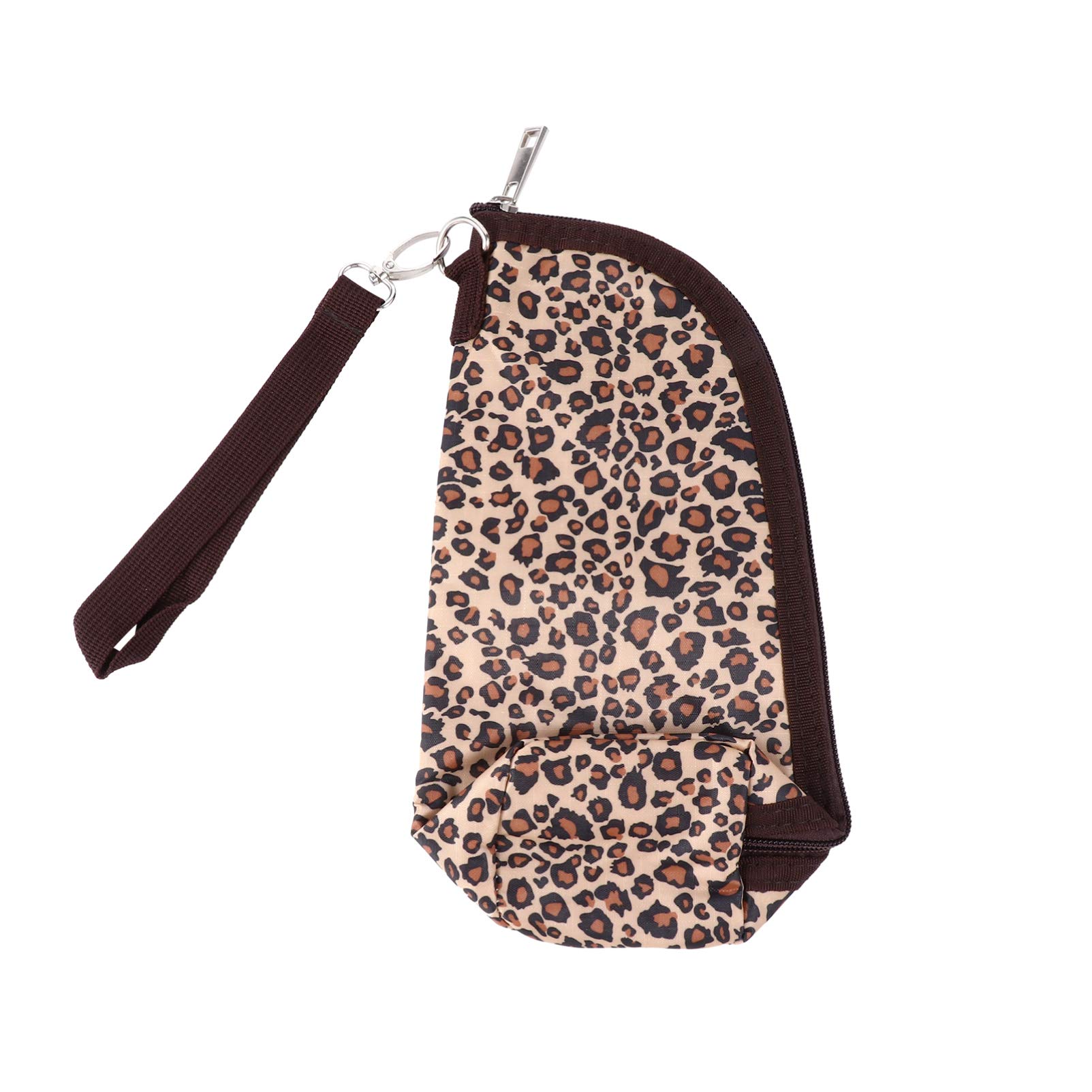 TOYANDONA Oxford Cloth Bag Kids Milk Bottle Keep Warm Zipper Pouch Cover Portable Bag, Leopard, 25X8CM - Image 4