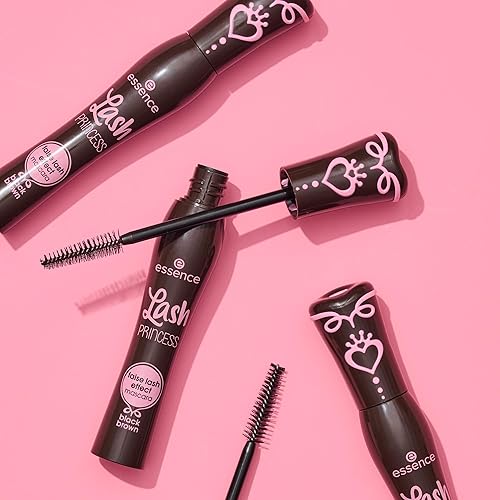 Vista 33 de essence Lash Princess False Lash Effect Mascara marrón (1 unidad) Volumen intenso, longitud y definición Vegano, libre de crueldad y sin