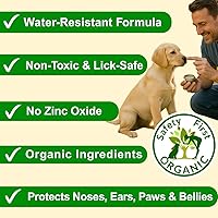 Vista 2 de Sit Stay Forever - Protector solar orgánico para perros y gatos, protector solar para perros, esenciales para la playa para perros, crema