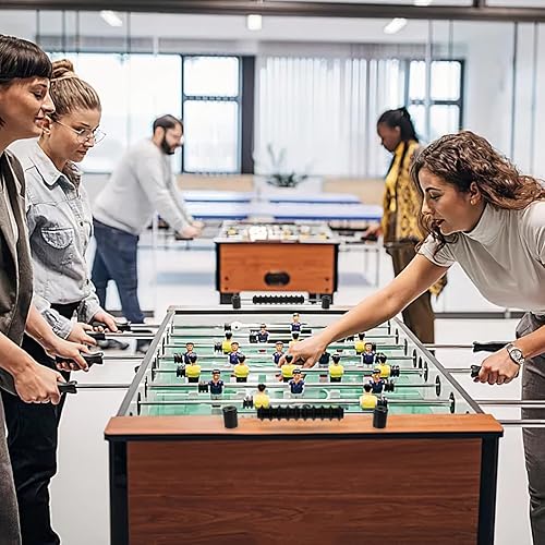 Miniatura 5 de Sosoport Contador de fútbol de mesa, 2 unidades, 10 números, indicador de contador de puntuación para mesas de futbolín estándar para fútbol infantil