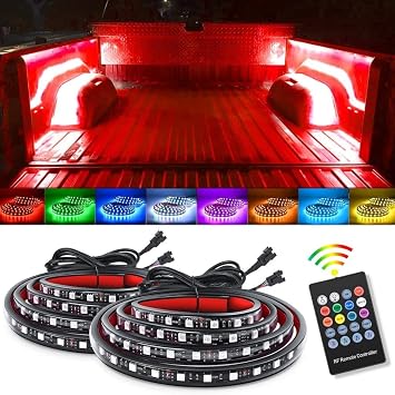 Pick Up Kamyon Dekorasyon i in Kumandal  Rgb I k  erit 2x150cm 12V