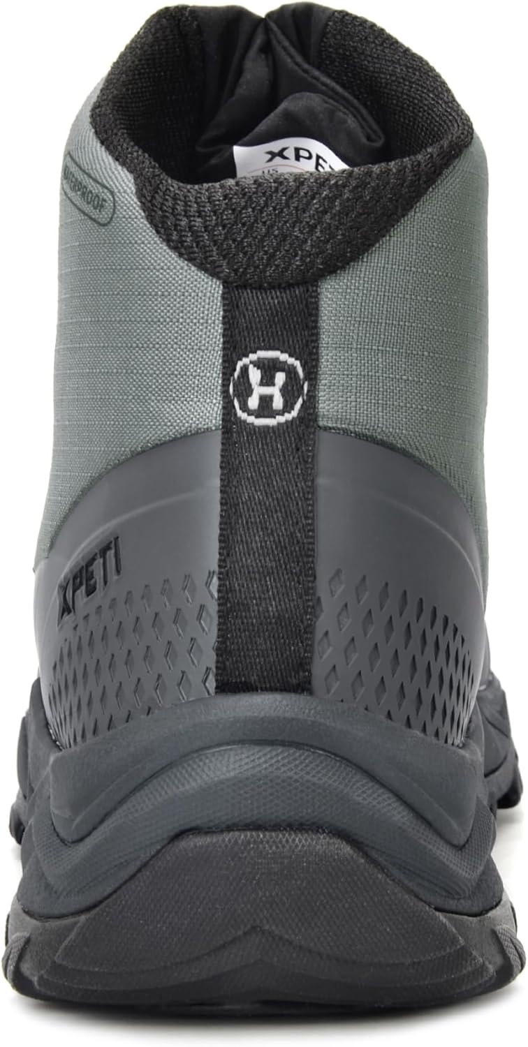 XPETI Men's Coldurban II Front Zip Waterproof Campsite Hiking Boots