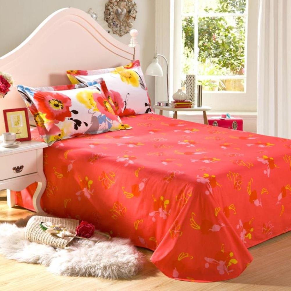 Draps en coton sergé épais 230x250cm pour un lit double au confort haut de gamme durable