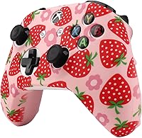 Vista 7 de RALAN - Funda protectora de silicona antideslizante para control de Xbox One, compatible con Xbox 1 inalámbricacon cable, con 2 bonitas tapas