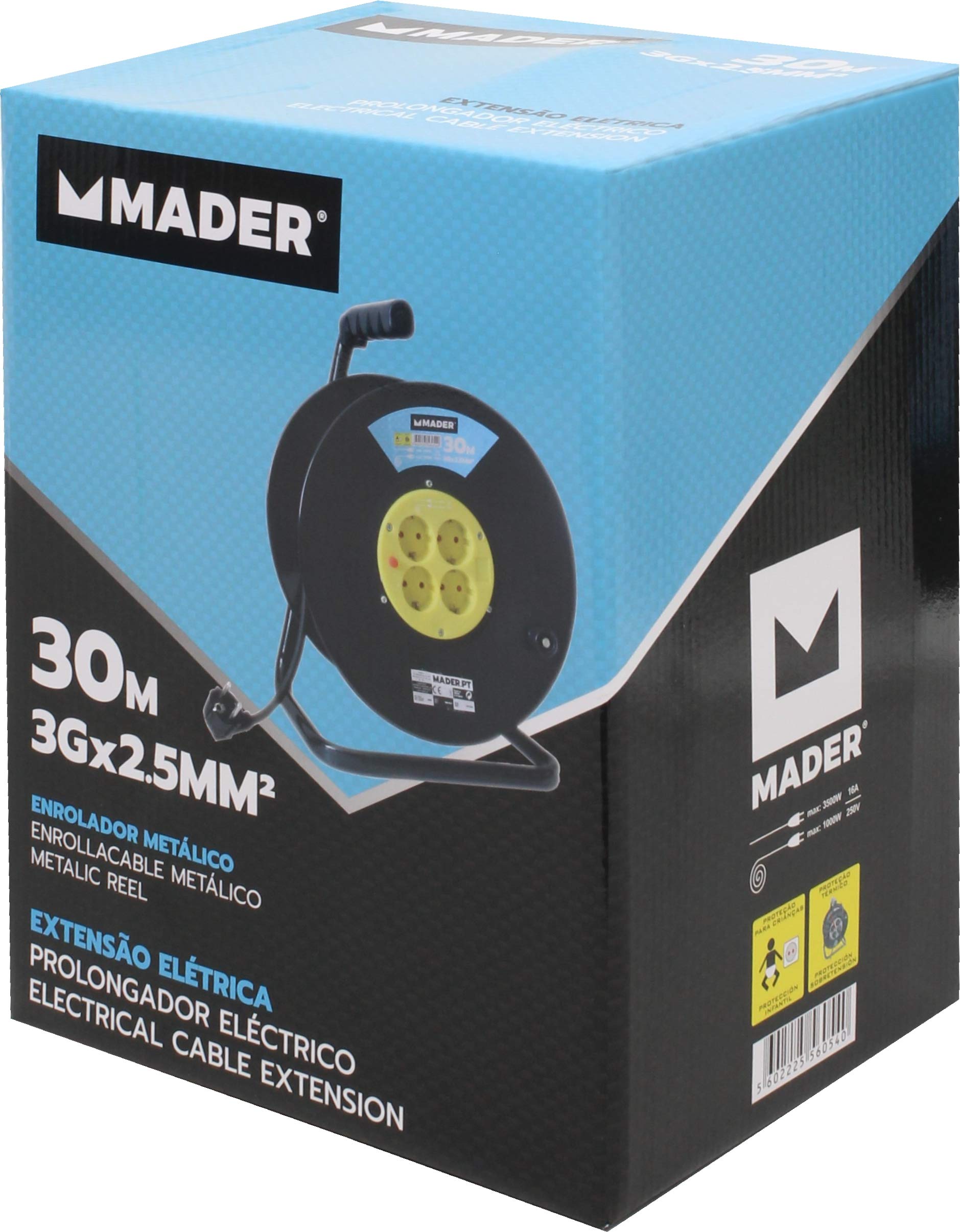 Prolongador Eléctrico 30mx2.5mm2-56054