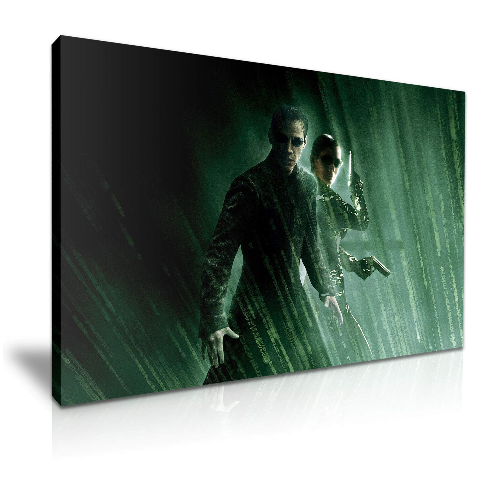 The Matrix Poster Picture Print Canvas Wall Art Best Gift For Modern Family Home Office Hotel Decoration (XL: 91cm X 61cm)