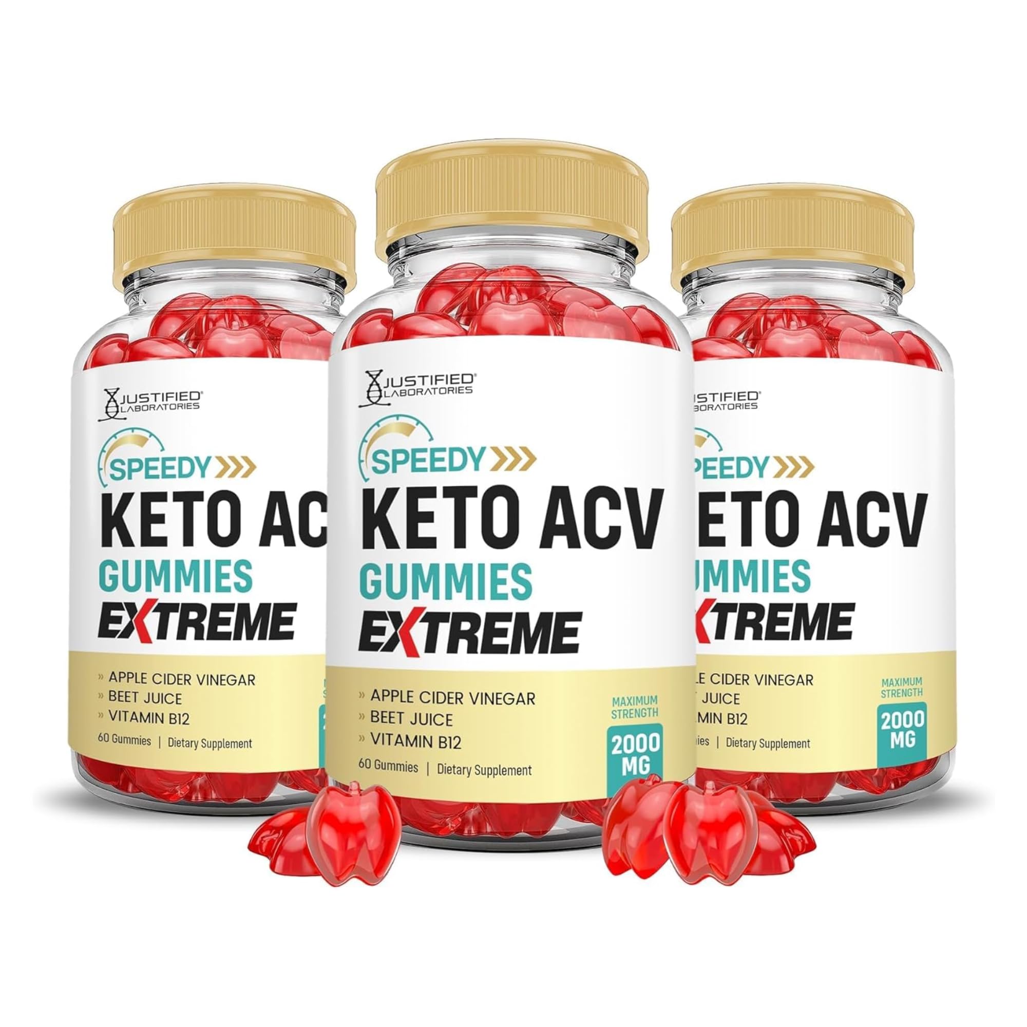 Justified Laboratories Speedy Keto ACV Gummies Extreme