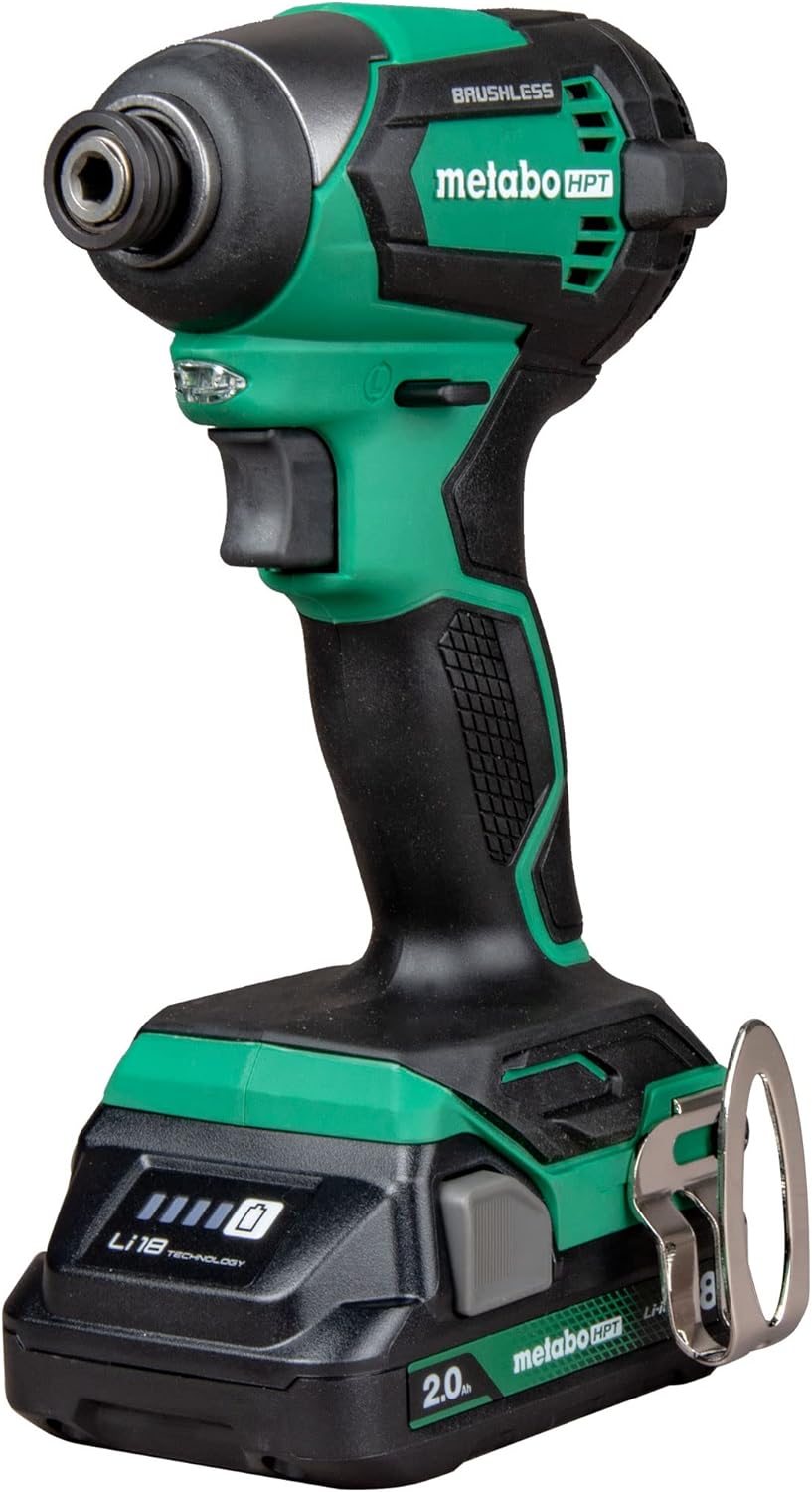 Metabo HPT 18V MultiVolt™ Brad Nailer + Impact Driver Combo Kit, KC18DEXQD - Image 4