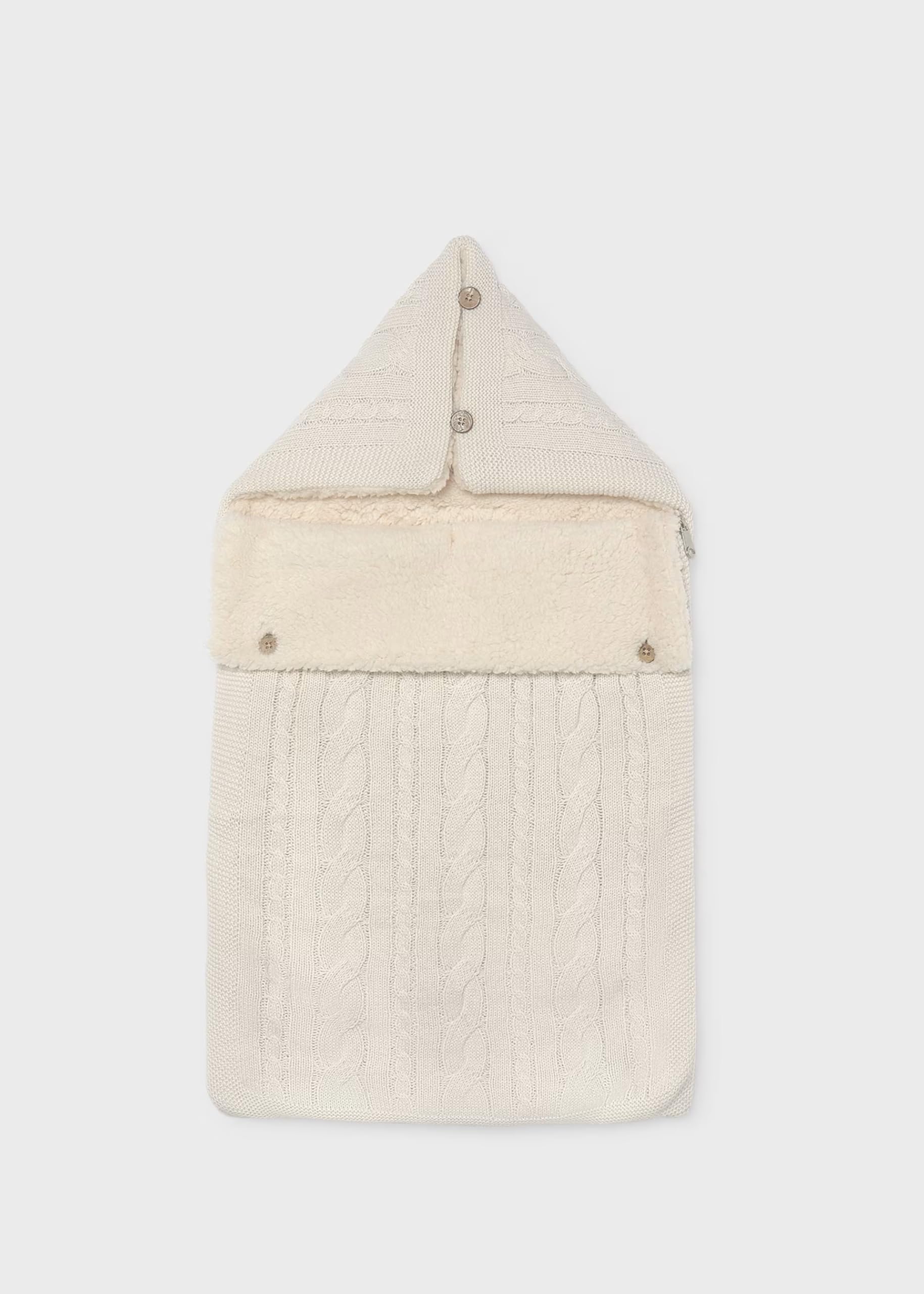 Mayoral Saco de Capazo Tricot para Bebé Recién Nacido, Ref. 16-09191 (Ceramica)