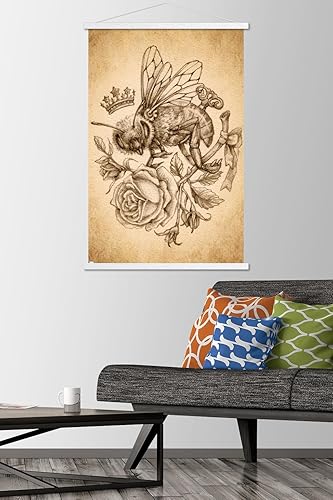 Miniatura 8 de Trends International Brigid Ashwood - Sepia Bee and Rose Wall Poster with Magnetic Frame