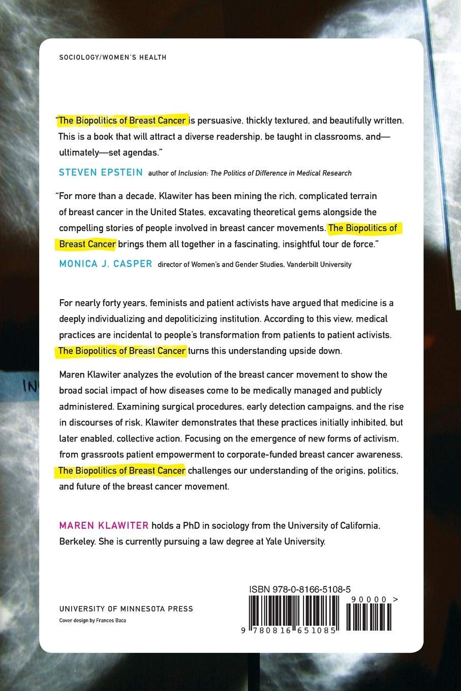 The Biopolitics of Breast Cancer: Changing Cultures of Disease and Activism