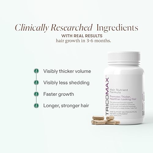 Miniatura 3 de Suplemento para el crecimiento del cabello  Apoya el cabello más grueso, más lleno y reduce la caída  Ingredientes clínicamente estudiados  Biotina,