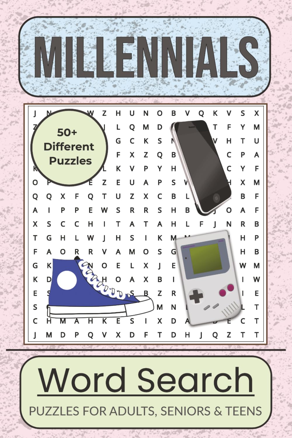 Millennial Word Search Puzzle Book: Word Searches with Easy to Read Print about Millennials, 90s kids, Nostalgia and More |6x9 inches, 110 pages|50+ Puzzles … Gifts for Vacations, Holidays and Leisure