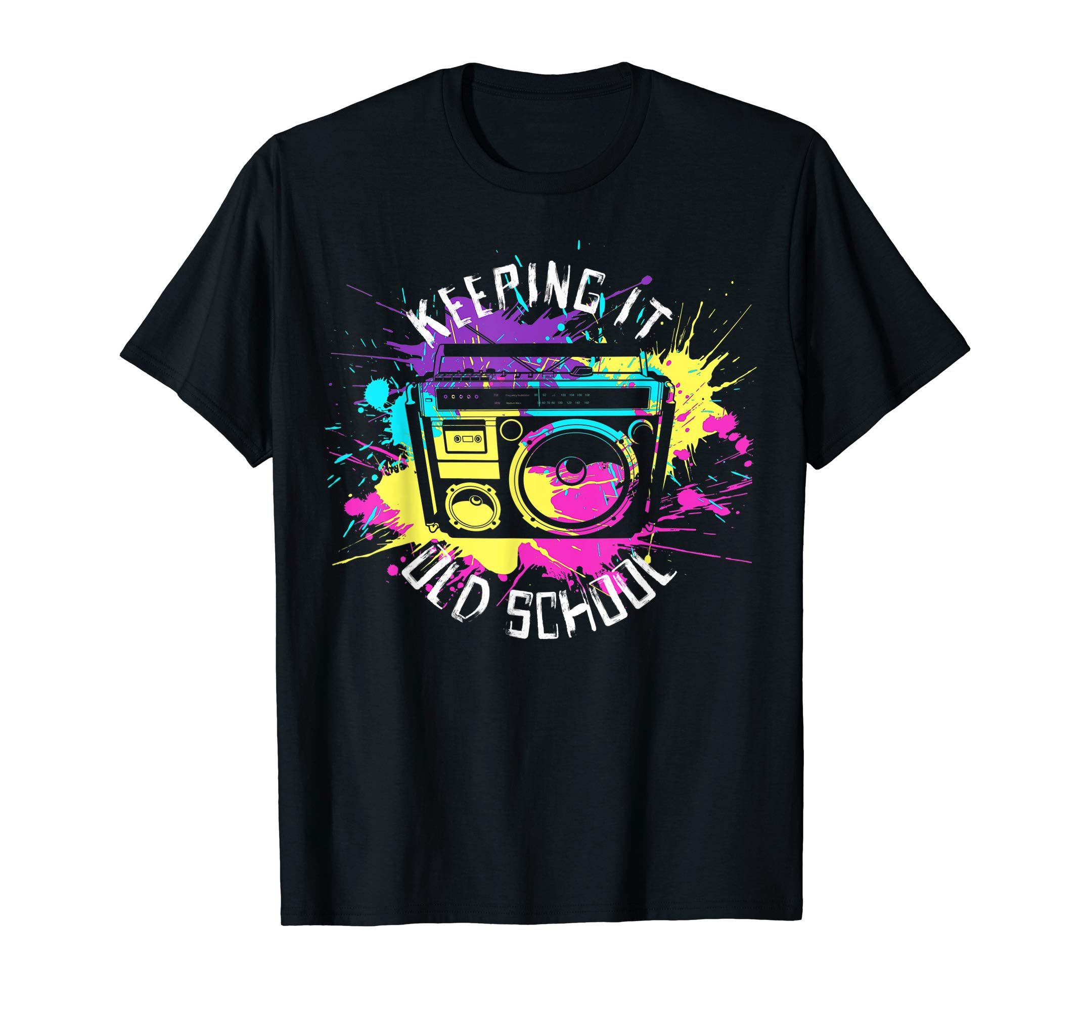 I Love the 80s Keeping It Old School 80s 90s Boombox T-Shirt