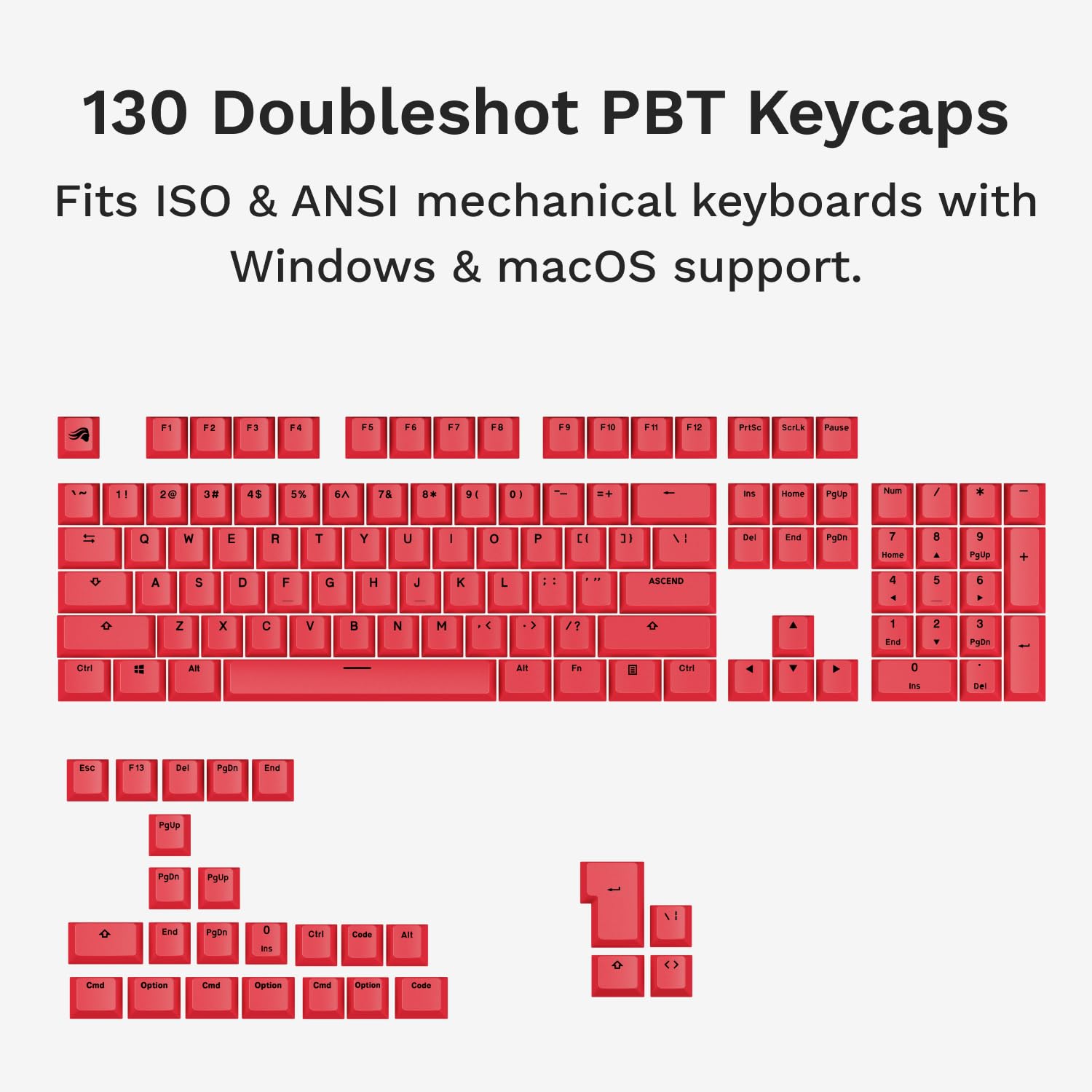 Amazon.com: Glorious Gaming - GPBT Basics (PBT Keycaps), Revive