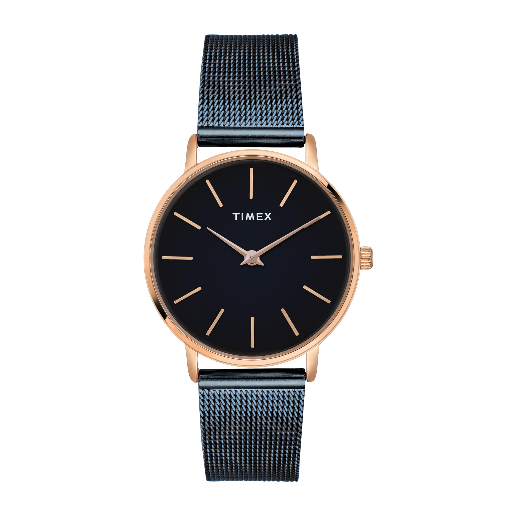 TIMEX Stainless Steel Women Black Round Analog Dial Watch- Twel15611, Blue Band (B0CQRMYM6N) Amazon Price History, Amazon Price Tracker