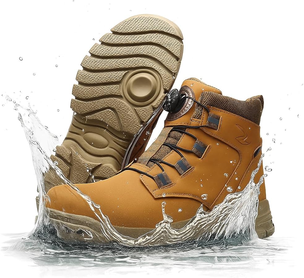 Amazon | [夕暮れの香り] 安全靴 ハイカット ブーツ 撥水 溶接