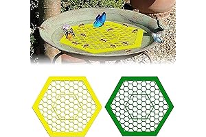 Explore Scientific Dual Floating Bee Island Bee Cups Pollen Bee Water Feeder for Plants