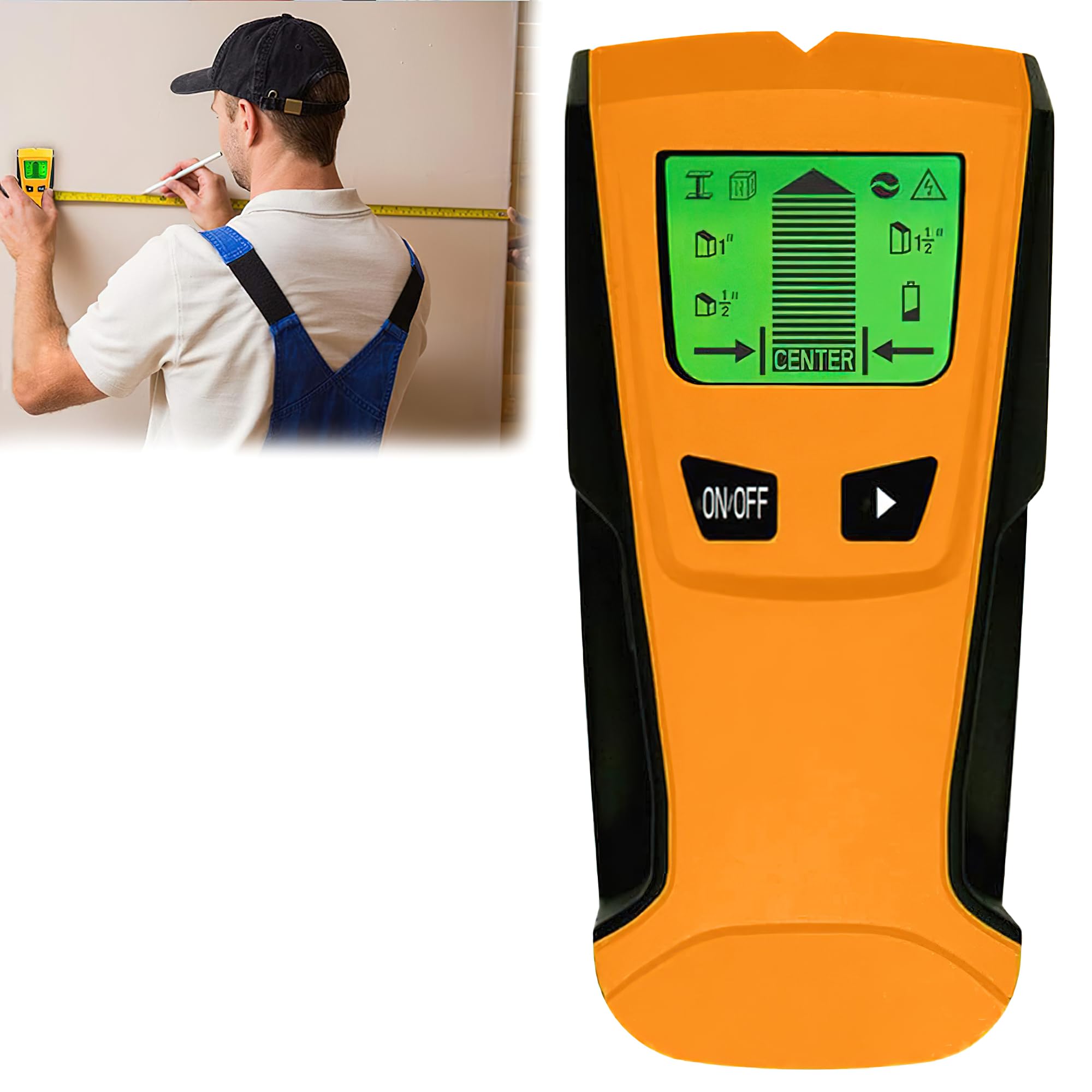 See full amazon price history chart for BRAINLE Stud Finder Wall Scanner Tool with Intelligent Microprocessor Chip, HD LCD Display, Beam Finders, Detects Center and Edge of Wood, AC Live Wire, Metal Studs, Pipe Detector BRAINLE Stud Finder Wall Scanner Tool with Intelligent Microprocessor Chip, HD LCD Display, Beam Finders, Detects Center and Edge of Wood, AC Live Wire, Metal Studs, Pipe Detector (B0DDBYVHWW) Amazon Price History, Amazon Price Tracker