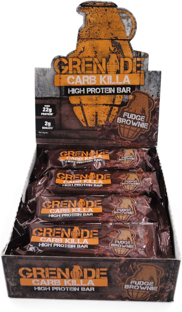 Grenade Carb Killa Fudge Brownie, 12 X 60 gm Buy Online at Best