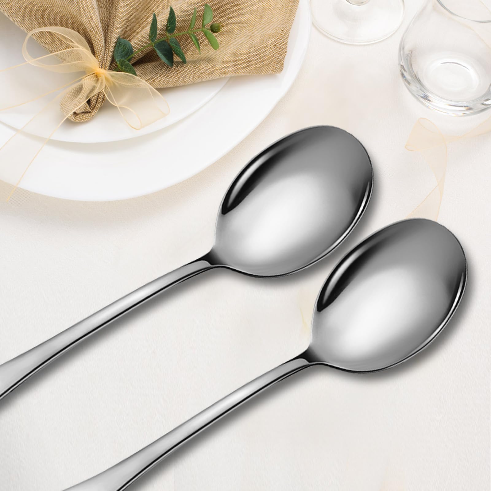 KEYOXY Serving Spoons - 8 Piece Set -7