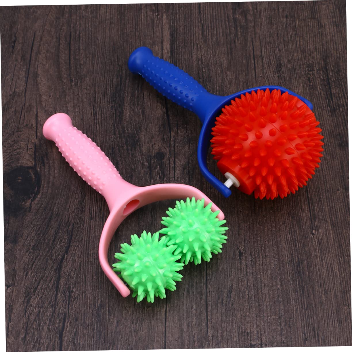 Rodillo de Masaje 2 Piezas Pvc Manual para Masaje Corporal