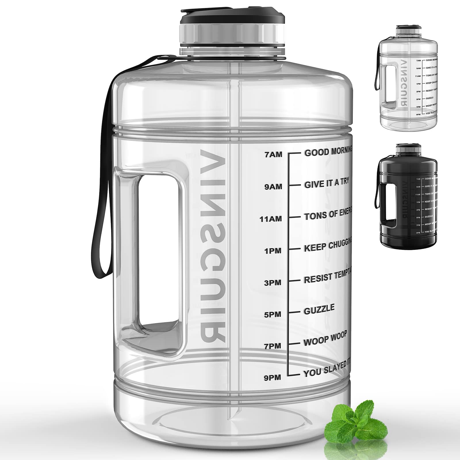 New Version Vinsguir 1 Gallon Water Bottle, BPA Free Large 128oz