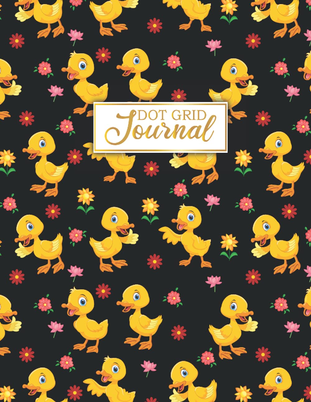 Duck Dot Grid: Duck Pattern Dot Grid Notebook To Write Notes Password, Sketch Pad, Notepad, To Do Lists - 8.5"x 11" Inches - 100 Pages