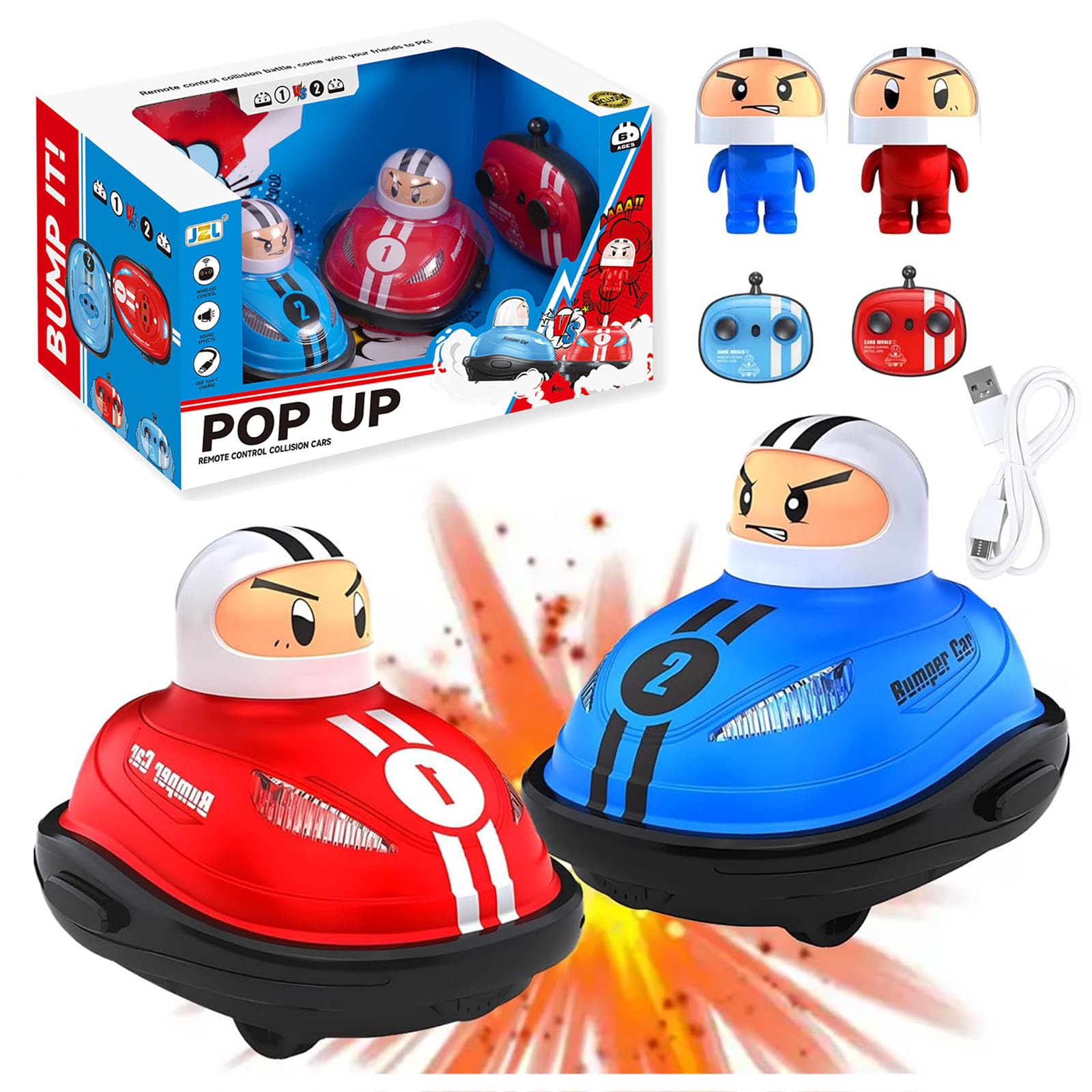 Remote Control Bumper Cars,Remote Control Cars Set Of 2,Rc Ejecting Bumper Cars,Bumper Car Game,Rc Speed Bumper Cars,Rc Bumper Cars,Bumper Car Rc Game,Bumper Cars Remote Control (1 Set)