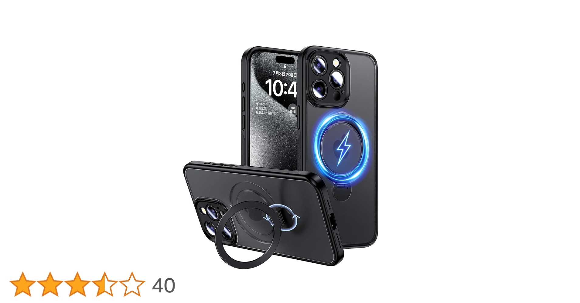 Amazon.co.jp: Magic John iPhone 15 Pro Max 用 ケース 耐衝撃