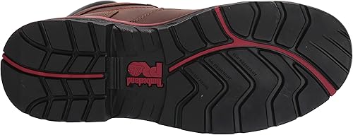 Miniatura 4 de Timberland PRO Bosshog - Botas industriales impermeables con punta compuesta para hombre, 6 pulgadas, marrónrojo, 8