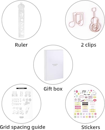 Miniatura 6 de SeQeS Cuaderno de puntos  Diarios de viñetas  Cuaderno de cuadrícula de puntos verdes  Diario de 160gsm  Diarios de tela de tapa dura A5  Cuaderno